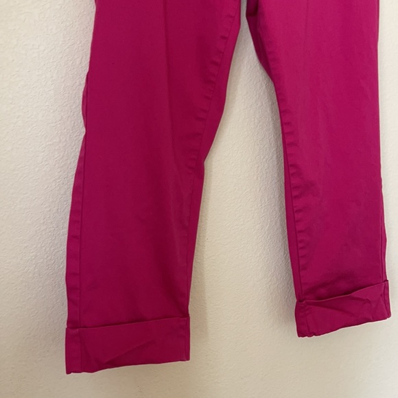Massimo Size 8 Hot Pink Dress Pants Fit 3 Stretch - Picture 2 of 6